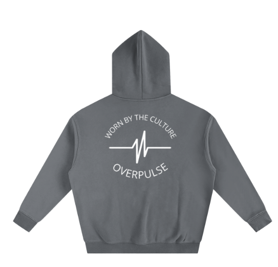 Grey Overpulse Oversized Hoodie