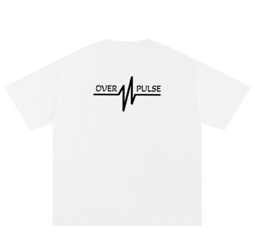 Overpulse White Pure Cotton T-shirts