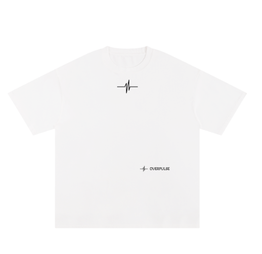 Overpulse White Pure Cotton T-shirts